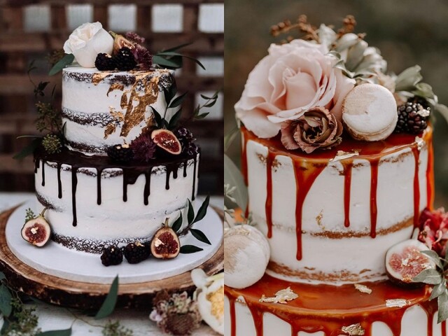 2019 結婚蛋糕潮流：令人垂涎三尺的外層
