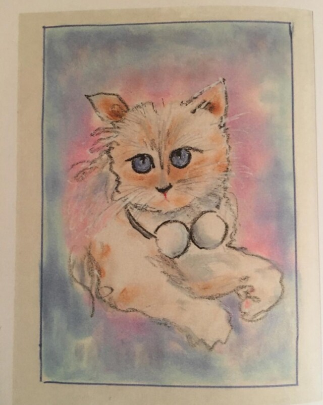 Karl Lagerfeld 老佛爺愛貓 Choupette 畫作 Karl Lagerfeld 老佛爺愛貓 Choupette 畫作