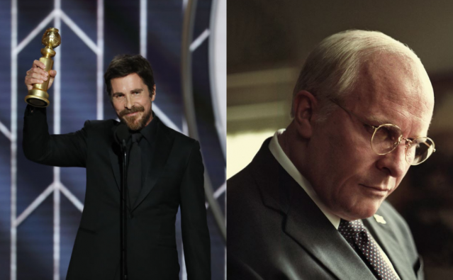 喜劇組男主角則由 Christian Bale 憑《為副不仁》