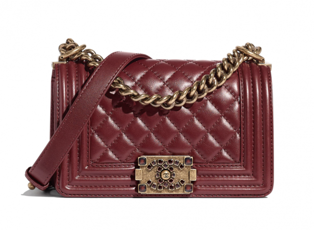 Chanel 酒紅色 Boy Chanel 手袋 Chanel 酒紅色 Boy Chanel 手袋