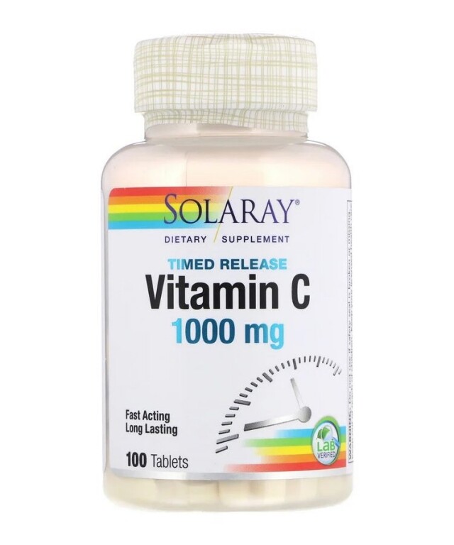 Solaray定時釋放維生素100片