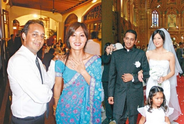 周嘉玲與比利時籍印度裔室內設計師 Darryl Goveas 在 2005 年結婚