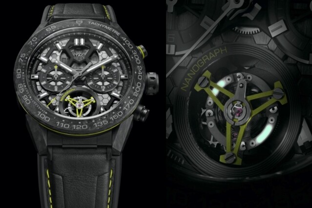 豪雅TAG HEUER Calibre Heuer 02T Tourbillon Nanograph 陀飛輪腕錶 豪雅TAG HEUER Calibre Heuer 02T Tourbillon Nanograph 陀飛輪腕錶