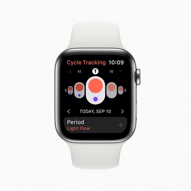 Apple Watch S5 專程為女性用家加入全新「女性健康功能」。