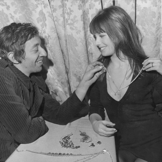 Serge Gainsbourg 將家傳之寶鑽石頸鏈送給愛人 Jane Birkin。