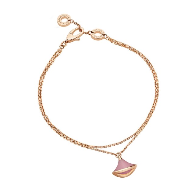 Bulgari Divas' Dream Pink Gold Bracelet with Pink Opal