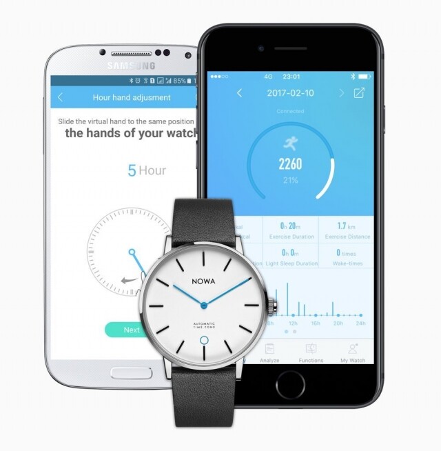 只要將 NOWA 智能手錶連接到智能手機的 NOWA App，就能體驗多項功能。