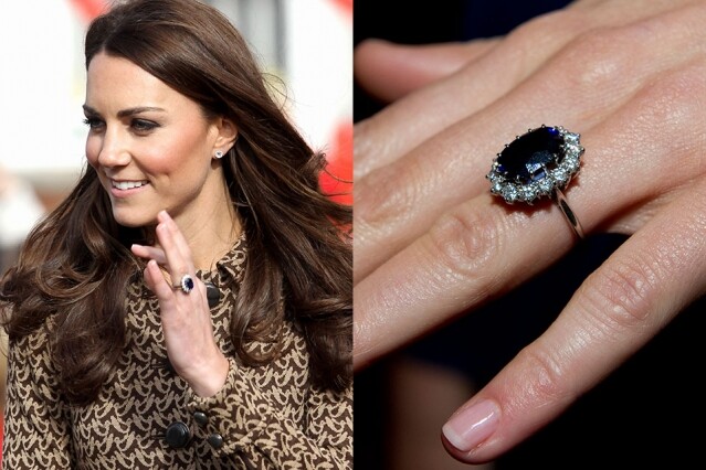 戴安娜王妃逝世後，她的長子威廉王子將這枚藍寶石訂婚戒指轉送給自己的妻子 Kate Middleton 作為訂婚戒指。就是這樣，這寶石戒指從此起了世代相傳的意義。
