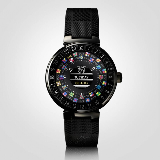 LOUIS VUITTON Tambour Horizon 智能腕錶。