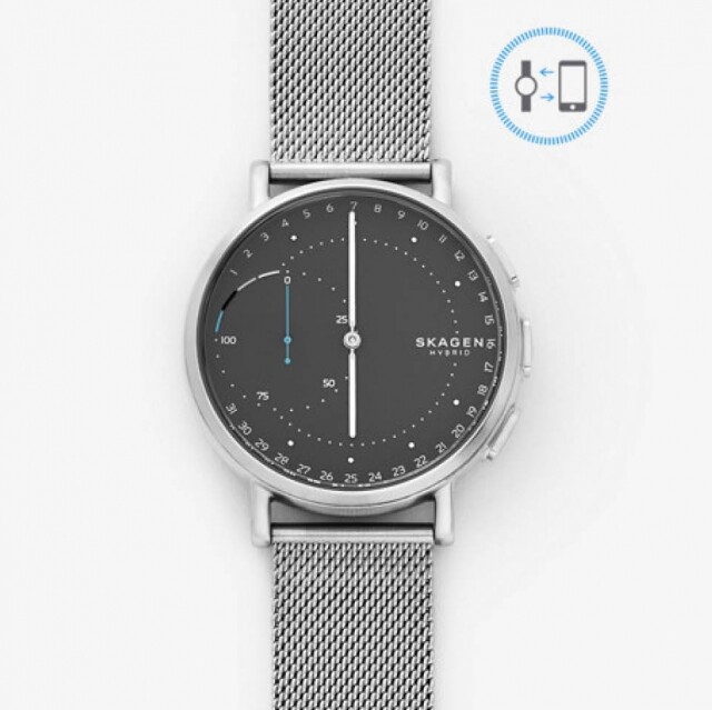Skagen 推出全新 Signatur Hybrid 智能腕錶系列。 Skagen 推出全新 Signatur Hybrid 智能腕錶系列。