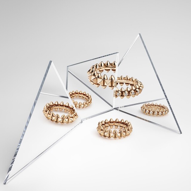 Clash de Cartier 珠寶系列最大特色是每件設計都是穩固而靈動