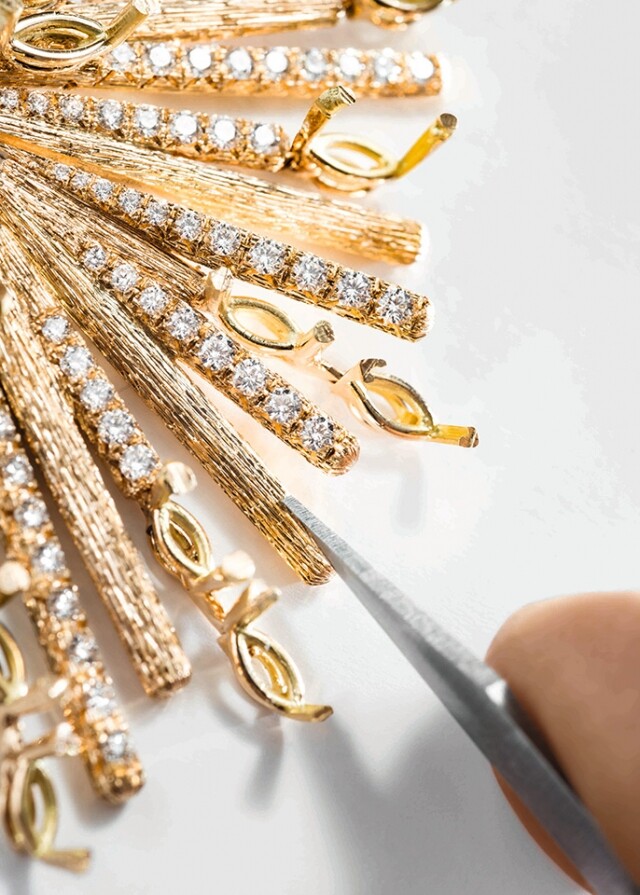 Piaget 高級珠寶的珠寶工藝