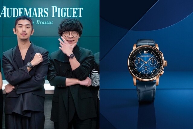 盧廣仲佩戴了 2020 年全新推出的 CODE 11.59 自動上鏈計時手錶