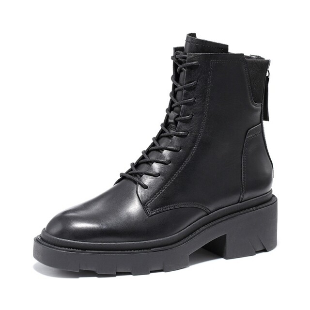ASH 黑色皮革馬丁靴 $2,290