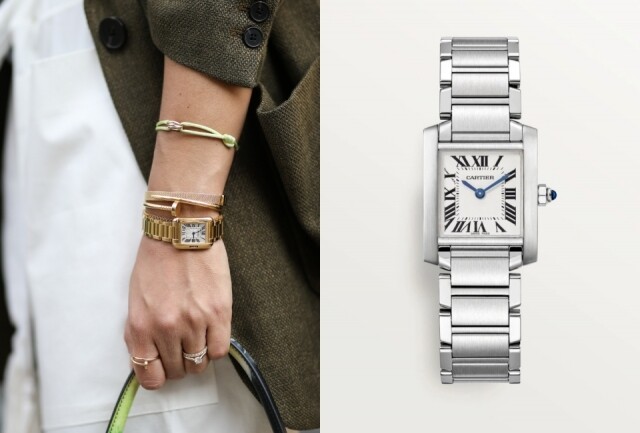 Cartier Tank Française 精鋼手錶（小型號）價錢：$27,700