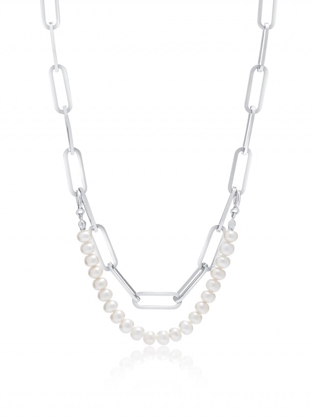 輕珠寶推薦：Lesis 珍珠純銀頸鏈 約 $1,938