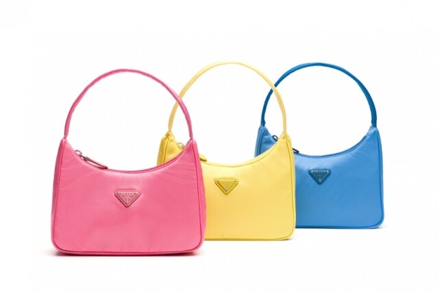 Prada Re-Edition 2000 系列手袋推出了一系列粉色設計，更具年輕活力感。 $5,450