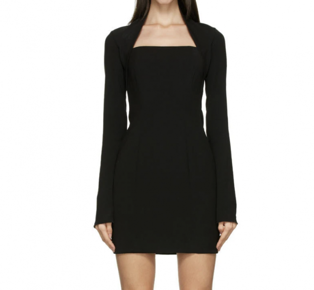 NANUSHKA Black Maria Dress
