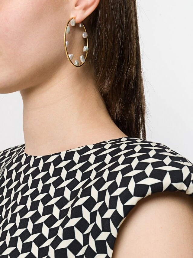 巴洛克珍珠飾物品牌：Maria Black 耳環 $1,547