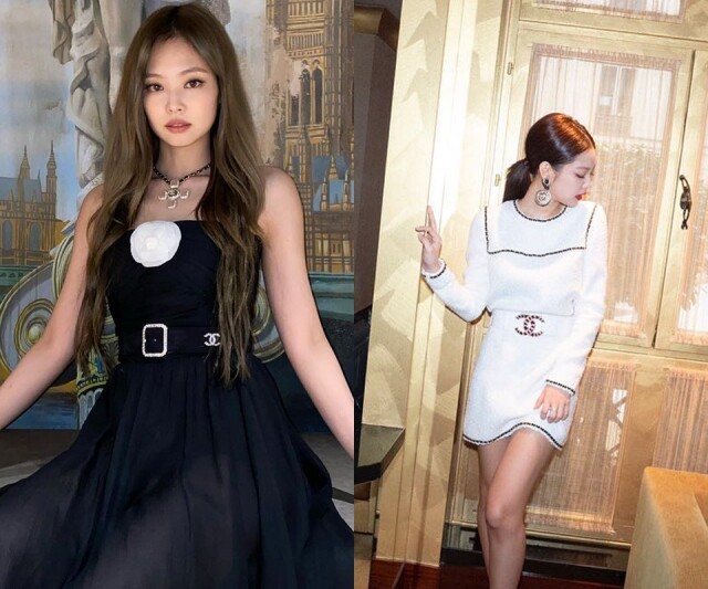 BlackPink 成員 Jennie 亦常用粗皮帶為裙裝打造韓式型格