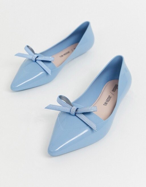 Melissa x Jason Wu 粉藍色防水平底鞋