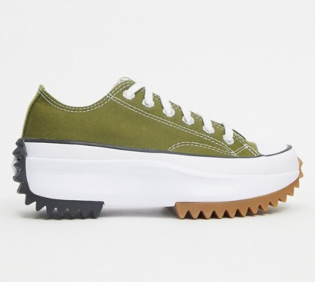 Converse Run Star Hike Ox 墨綠色運動鞋