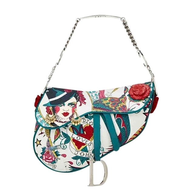 Dior Saddle 二手布手袋 (Vestiaire Collective) Dior Saddle 二手布手袋 (Vestiaire Collective)