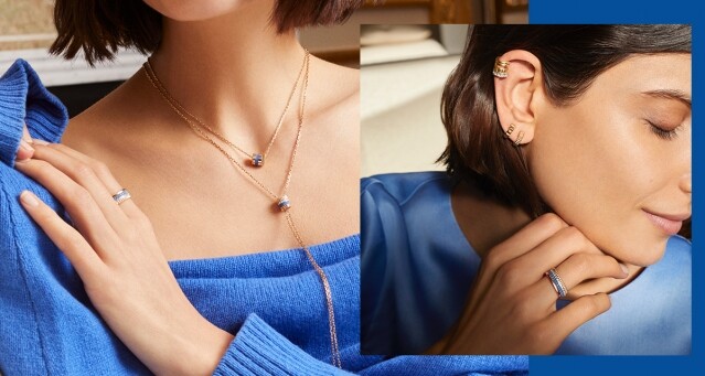 法國女人最愛「丹寧藍」配色！運用全新 Boucheron Quatre Blue 珠寶系列，穿搭出法式優雅時尚
