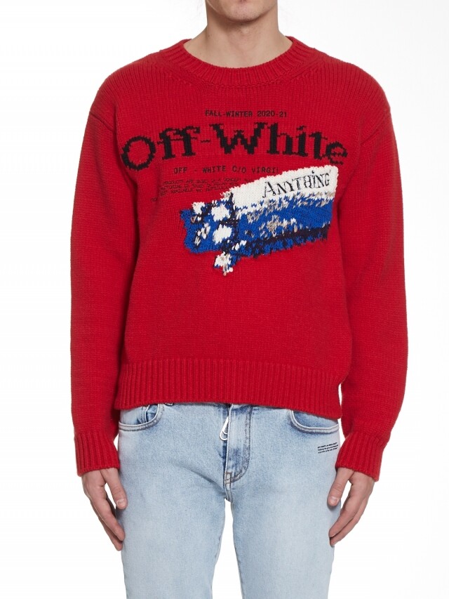 雖然 Off-white 這一件不算 “ugly”，但一定是一件具節日感又帶點型格的 “Christmas sweater“