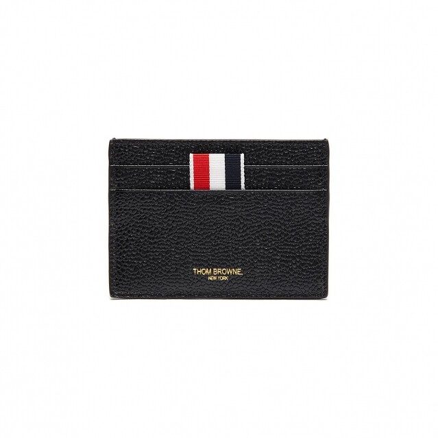 Thom Browne 黑色荔枝皮卡片套 （from Lane Crawford）$2,100