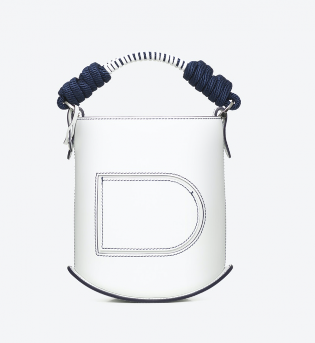 Delvaux Pin Mini Bucket Sailing Rope 皮革水桶袋 $22,700
