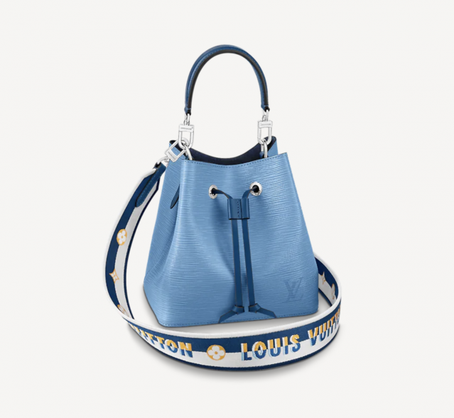 Louis Vuitton NÉONOÉ BB 鮮藍色水桶袋 $20,800