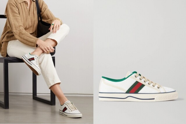 Gucci 帆布鞋以 1977 網球鞋為靈感