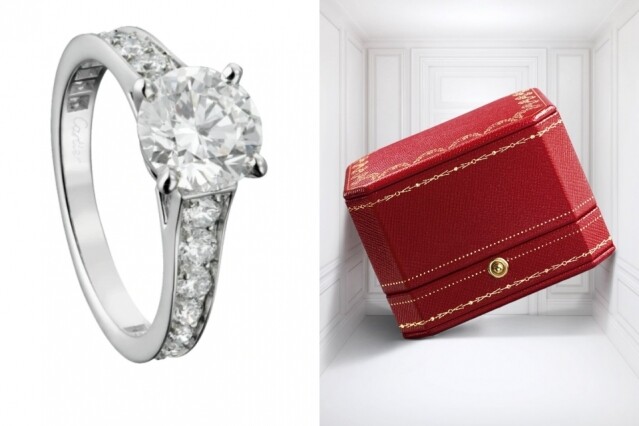 求婚必備 Cartier 戒指：Solitaire 1895 單鑽戒指