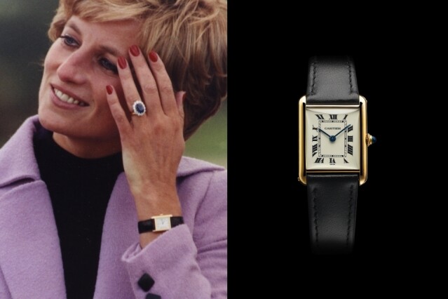 戴安娜同款 Cartier 手錶：卡地亞 Tank 系列