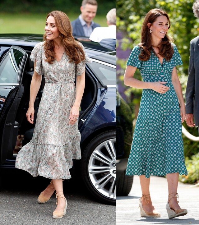 凱特王妃 Kate Middleton 的草編鞋