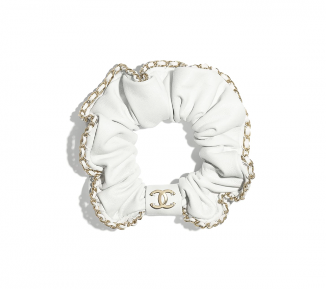 Chanel 羊皮革髮圈 $4,200