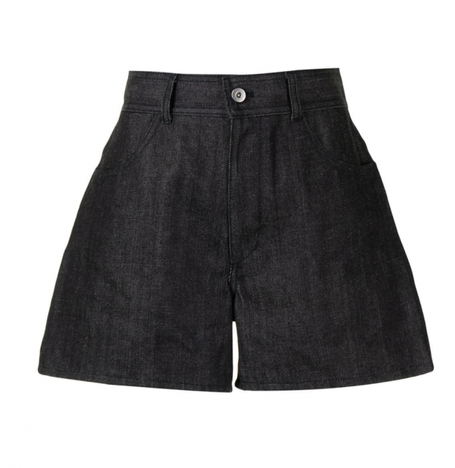 Jil Sander high-waisted denim shorts Jil Sander high-waisted denim shorts