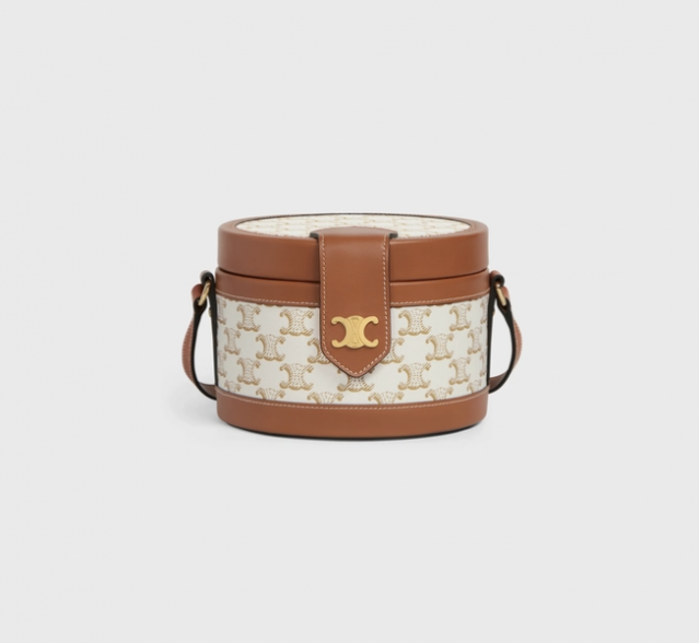 Celine 米白色圖案 Tambour 系列手袋 Celine 米白色圖案 Tambour 系列手袋
