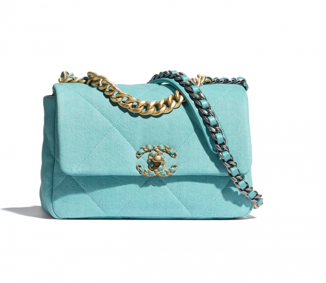 Chanel 藍綠色 Chanel 19 系列手袋 Chanel 藍綠色 Chanel 19 系列手袋