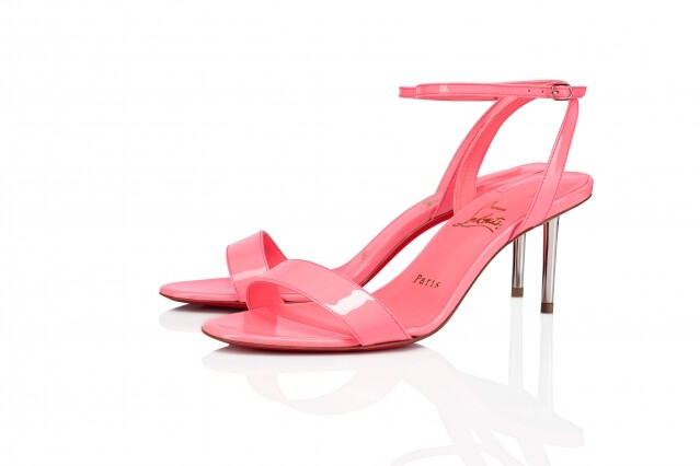 Christian Louboutin 粉紅色矮跟涼鞋