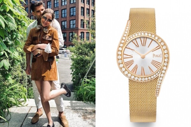 Olivia Palermo 及 Johannes Huebl：同類型設計情侶對錶配搭2