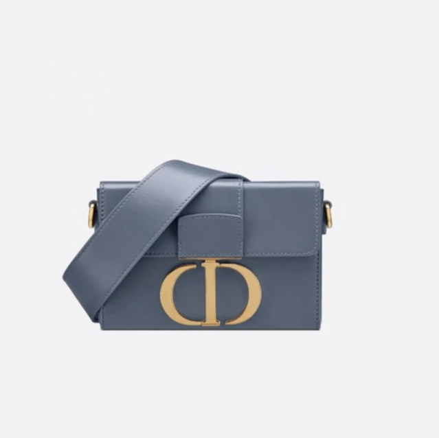 Dior 丹寧藍色 30 Montaigne 系列手袋