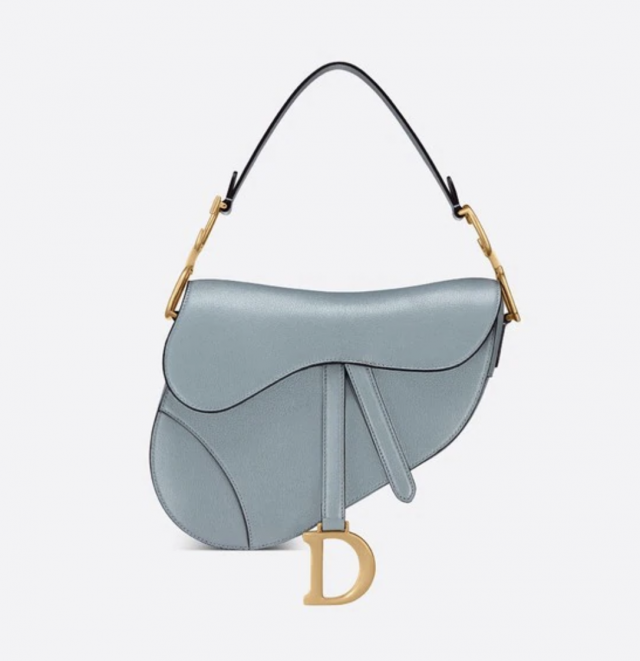 Dior 天空藍色 Dior Saddle Bag