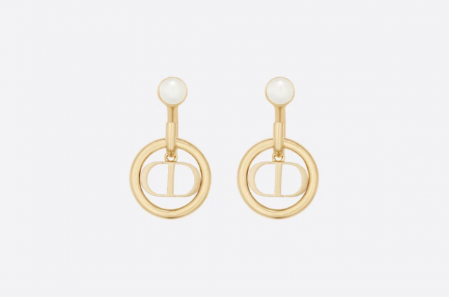 2021 Dior 耳環推薦 9：30 MONTAIGNE 耳環 $3,600
