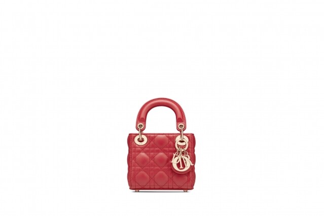 Dior 紅色超迷你 Lady Dior 系列手袋 $27,500
