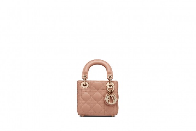 Dior 奶茶色超迷你 Lady Dior 系列手袋 $27,500