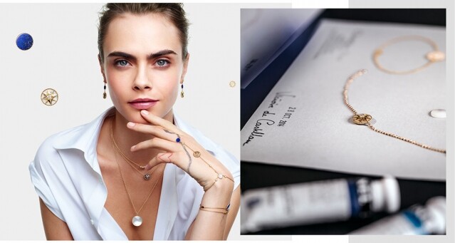 Cara Delevingne 超模氣場！示範 Dior Rose des vents 珠寶穿戴法