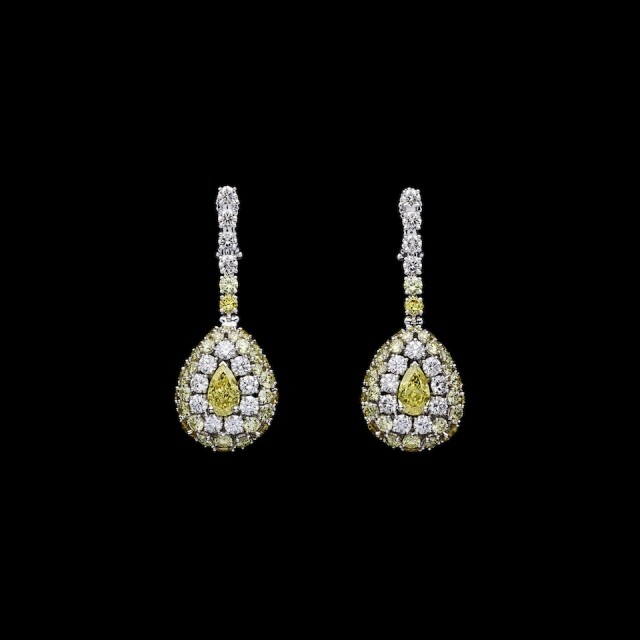 Dior Dior Rose 高級珠寶系列 18K 白金配鑽石及黃鑽石