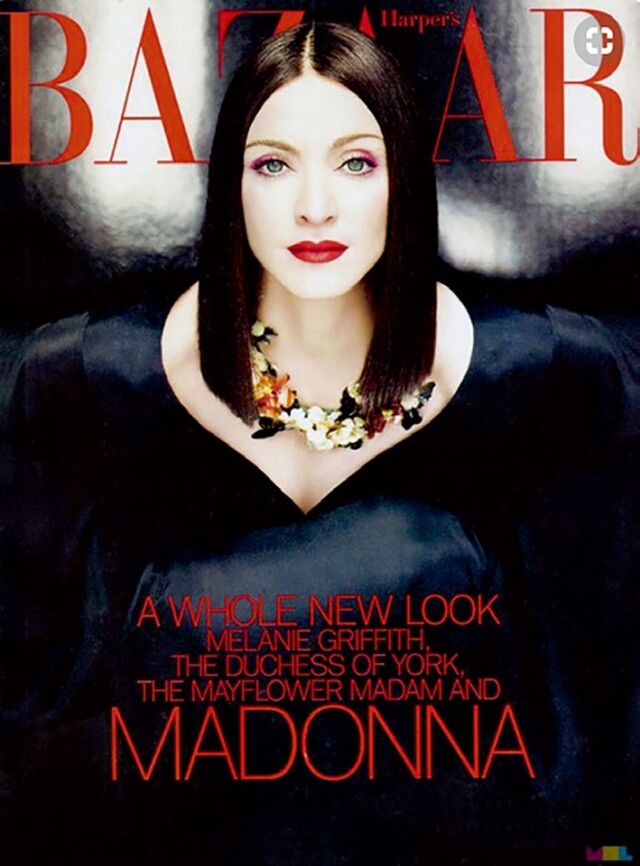 1999 年 2 月號 《Harper's BAZAAR》 美國版封面有 Madonna。